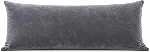 Vista 18 de EVOLIVE Micromink Suave, Piel Sintética, Funda de Almohada Corporal de Gamuza Sintética 21"x54" de Repuesto con Cierre de Cremallera