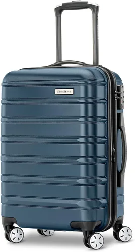 Vista 12 de Samsonite Omni 2 Hardside, Plateado (Arctic Silver), Juego de 2 piezas (equipaje de mano/grande), Omni 2 Equipaje rígido expandible con ruedas