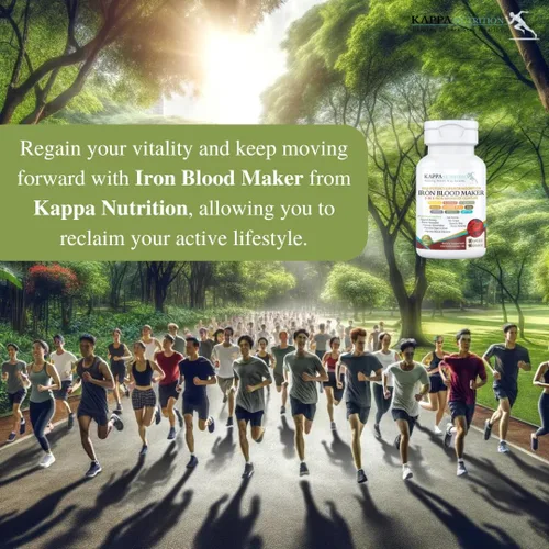 Vista 8 de KAPPA NUTRITION Hierro 26mg, Vitamina C y Naranja 150mg, Ácido Fólico 667mcg DFE, Vitamina B12, Remolacha, Levadura de Cerveza, Brócoli y Aceite MCT
