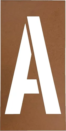 Vista 4 de Plantilla de letras grandes Elige tus propias letras y números Plantillas de números grandes Plantillas grandes para estacionamiento