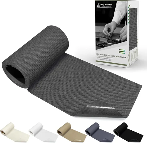 Vista 20 de KING MOUNTAIN Parche de lona para planchar, 3 x 60 pulgadas, parche de reparación de tela 100% algodón impermeable, utilizado para varios sofás