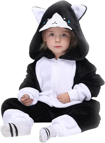Vista 6 de Boy Girl Dog Cosplay Costume for 1-6 Years Toddler One-piece Rompers Unisex Kids Playsuit Baby Jumpsuit Children Onesie