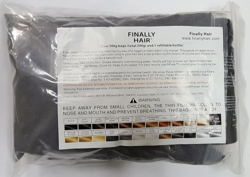 Vista 9 de Edificio de pelo fibras de 200 gramos 7 oz. Con Botella por por último pelo 50 G4, Caoba