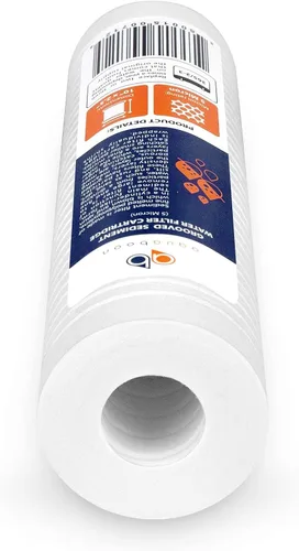 Vista 7 de Aquaboon Filtro de agua de sedimentos ranurados de 5 micrones de 10 x 2.5 pulgadas para cartucho de filtro de toda la casa compatible con AP110