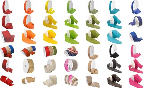 Vista 8 de Morex Ribbon - Cinta de arpillera con alambre