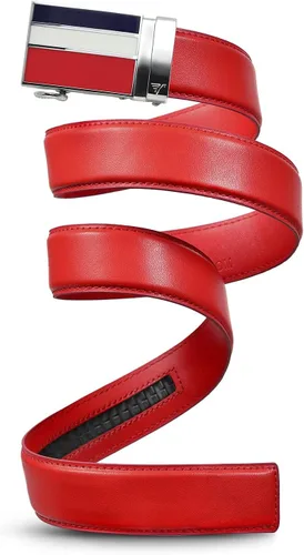 Vista 6 de Mission Belt Cinturón de trinquete de cuero para hombre, colección 3Bar