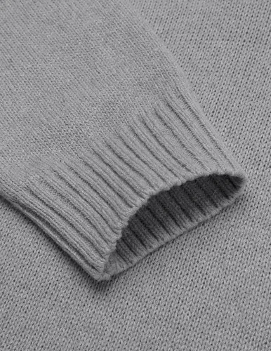 Vista 7 de COOFANDY Suéter con cuello de chal para hombre, ajuste relajado, casual, de algodón, tejido de punto trenzado con bolsillos