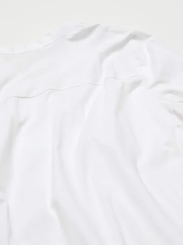 Vista 6 de Calvin Klein Camisa combinada de punto sin hierro para mujer de talla grande, Blanco