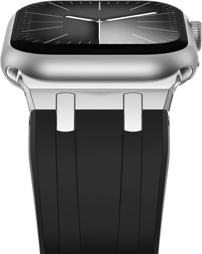 Vista 15 de NewWays AP - Correa de lujo para Apple Watch Ultra de 1.929 in 1.811 in 1.772 in 1.732 in 1.654 in 1.614 in 1.575 in 1.496 in para hombres