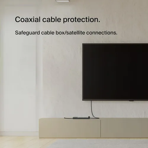 Vista 7 de Belkin - Tira de alimentación con protector contra sobretensiones - 12 tomas múltiples de CA & cable de extensión resistente de 8 pies de largo
