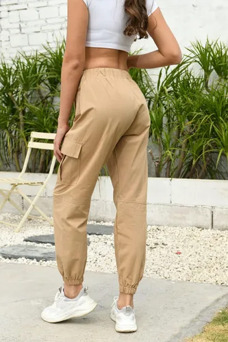 Vista 5 de AOWKULAE Pantalones cargo casuales para niñas y mujeres, 6 años - mujer 3XL