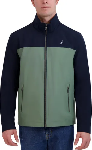 Vista 21 de Nautica - Chaqueta bomber de golf para hombre, ligera, con cremallera completa, cortavientos, atlética, para exterior Ártico Ártico
