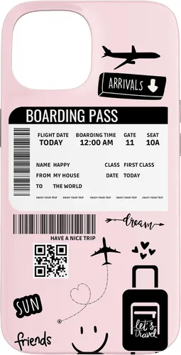 Vista 6 de Funda rosa para iPhone 14 Pro Max