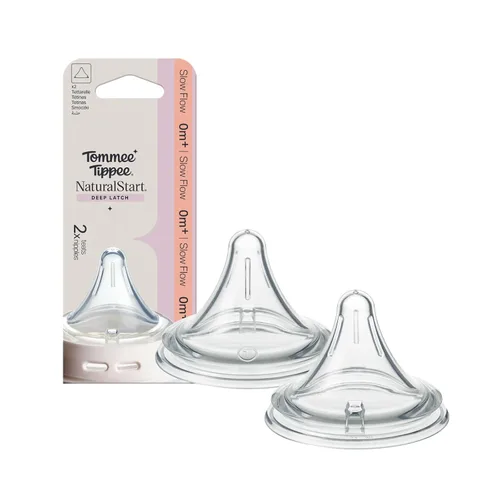 Vista 15 de Tommee Tippee Pezones triangulares de cierre profundo Natural Start