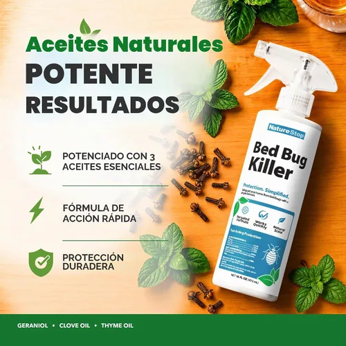 Vista 3 de Spray matador de chinches de cama, tratamiento de chinches de acción rápida, 16 oz (16.1 fl oz)