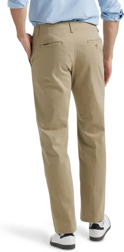 Vista 3 de Lee Extreme Motion Pantalón regular recto sin pliegues al frente para hombre