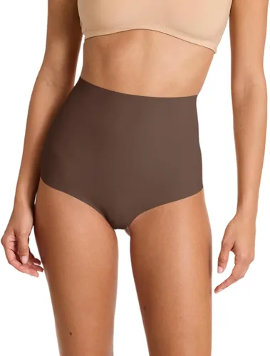 Vista 5 de commando - Tanga de control clásico Tanga suave y sedosa que no se ve Cómodos bordes de corte crudo Lavable a máquina Beige