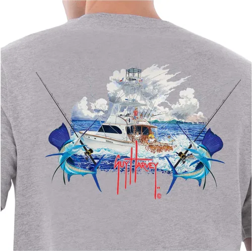 Vista 14 de Guy Harvey Camiseta de manga corta Threadcycled para hombre