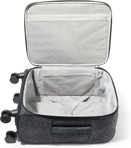 Vista 5 de Baggallini Carry-on de 4 ruedas para mujer, Estampado De Flor De Mediano