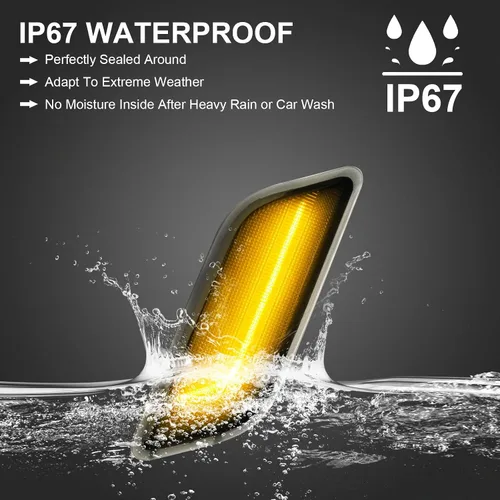 Vista 3 de Luces LED de posición laterales compatibles con Clase E W207 C207 A207 E350 E550 Coupé Convertible 2010-2013, lámparas de marcador de guardabarros
