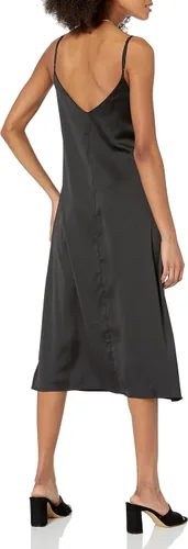 Vista 2 de The Drop Women's Ana Silky V-Neck Midi Slip Dress