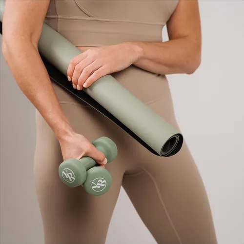 Vista 4 de Tapete de yoga antideslizante antideslizante de 0.197 in para pilates, yoga y ejercicios en el hogar, estudio y gimnasio, 72.05 pulgadas de largo x