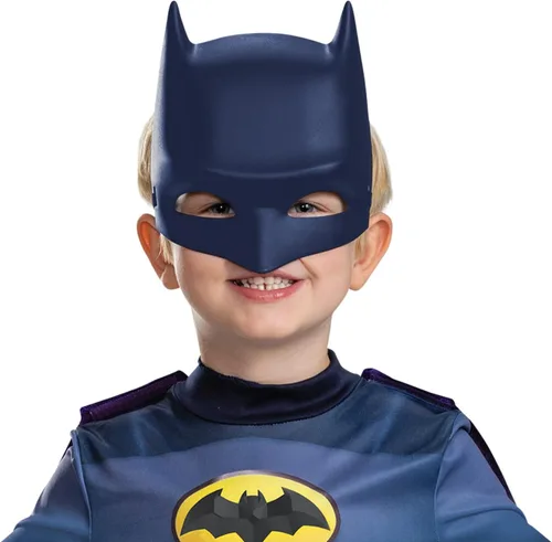 Vista 3 de Disguise Batwheels Disfraz de Batman para niños, disfraz oficial de Batwheels y tocado, talla (2T)