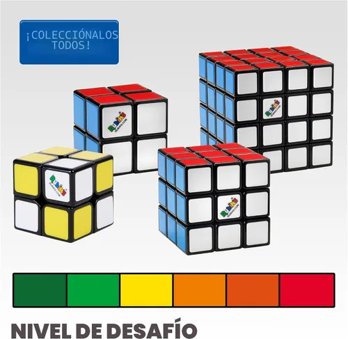 Vista 6 de Rubik's Cubo, paquete de trío de azulejos de 2 x 2, mini cubo 3x3, maestro de 4 x 4, rompecabezas para resolver problemas, rompecabezas clásico a