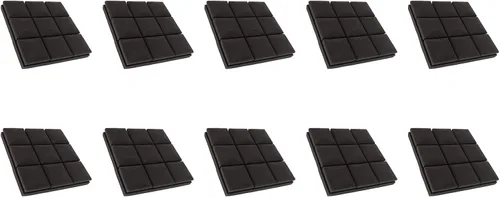 Vista 4 de 10pcs Studio Foam Acoustic Panels Soundproof Wedges High Absorption Sound Dampening