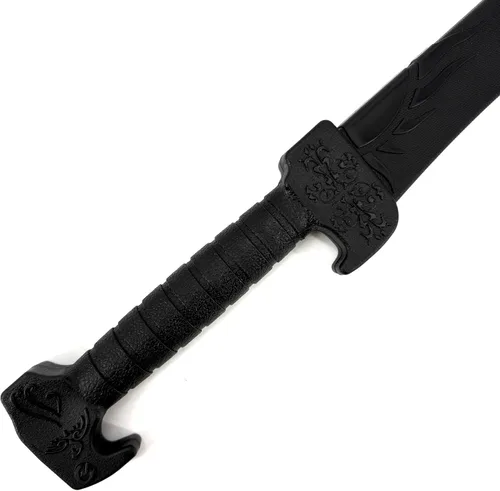 Vista 2 de E-BOGU Espada negra espartana de polipropileno (34")