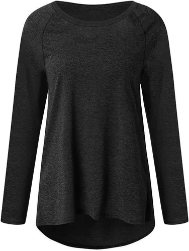 Vista 3 de Túnicas largas o tops para mujer para llevar con leggings, blusas de manga cortalarga