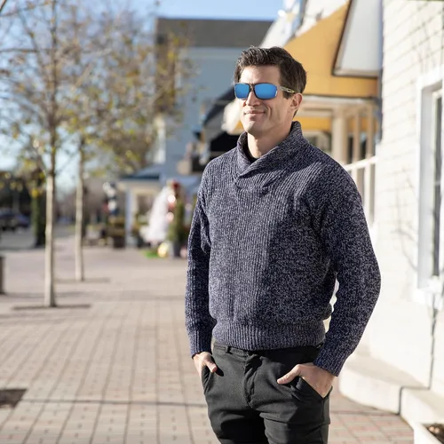 Vista 5 de Viszila Premium Sports Polarized Sunglasses for Men. With UV Protection. Wraparound Style Great for Driving, Biking & Running