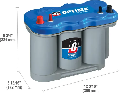 Vista 8 de Optima Batteries BlueTop batería marina de arranque y ciclo profundo