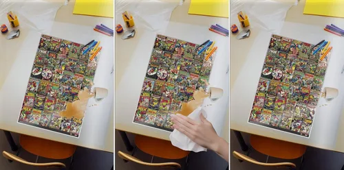 Vista 4 de POSTER STOP ONLINE Marvel Comics - Póster impreso (collage de 36 portadas clásicas de Marvel Comics) (tamaño: 24 x 36 pulgadas) (póster laminado)