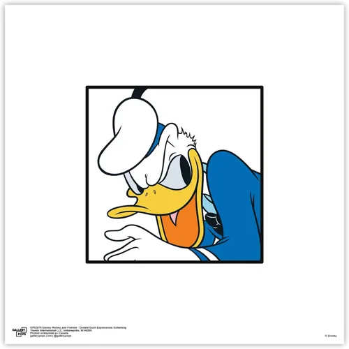 Vista 9 de Trends International Gallery Pops Disney Mickey and Friends - Póster de pared con diseño de expresiones del pato Donald, 12.00 x 12.00 pulgadas
