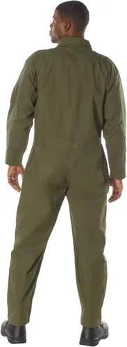Vista 4 de Rothco - Overol de vuelo, Verde, 6XL