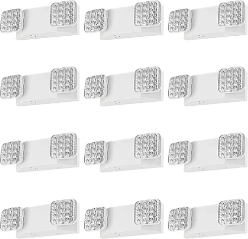 Vista 12 de Luces de emergencia LED con batería de respaldo, CA 120/277V, UL 924