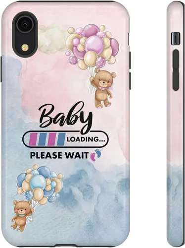 Vista 27 de Cute Baby Loading Phone Case for iPhone Models and Variants - Sweet Maternity Phone Cover for Pregnancy Reveal or Baby Shower