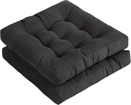 Vista 10 de Tiita Cojín de suelo de 22 pulgadas, cojín redondo para silla de exterior Redondo beige