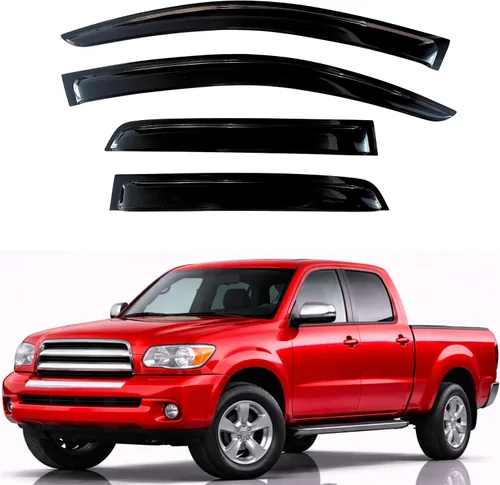 Vista 41 de KPY Protector de lluvia compatible con Toyota RAV4 1996-2000 (4 puertas), 4PC Visera de ventana Deflectores de ventilación de ventana lateral