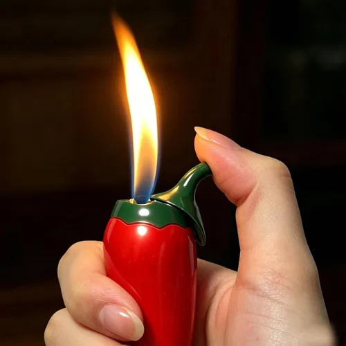 Vista 2 de Encendedor de antorcha de chorro de butano, recargable a prueba de viento, ajustable, velas de barbacoa para acampar (sin gas) (d0)