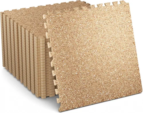 Vista 13 de 0.6" Thick Rubber Top Gym Flooring Mats for Home Gym