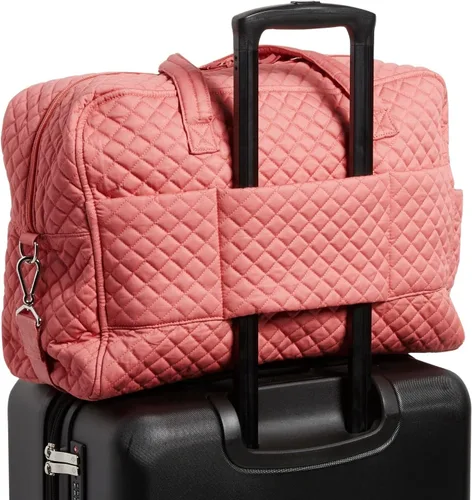 Vista 4 de Vera Bradley - Bolsa de viaje de fin de semana Weekender de algodón para mujer