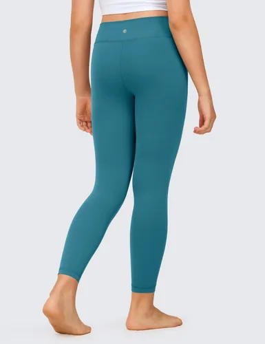 Vista 2 de CRZ YOGA Butterluxe - Leggings deportivos cruzados para niñas cintura alta en V Cross Kids Lounge Pants Yoga Active Dance Running Mallas