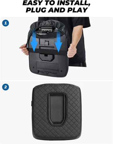 Vista 11 de ISSYAUTO Funda de consola central compatible con Silverado Sierra Jump Seat 2019-2024 Funda de cuero para reposabrazos