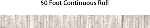Vista 2 de Teacher Created Resources Borde enrollado recto de madera blanca – 50 pies – Decora tablones de anuncios, paredes, escritorios, ventanas, puertas