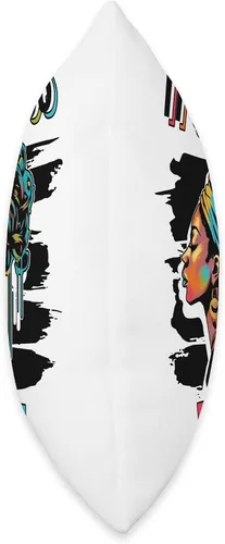 Vista 2 de Locs Afro Dreadlocks Love Natural Beauty Hair It's the Locs for Me Afro Hair - Almohada negra americana africana, 16 x 16 pulgadas, multicolor