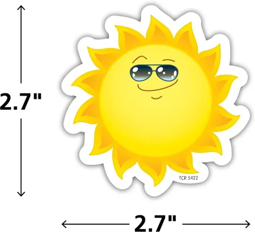 Vista 7 de Teacher Created Resources Mini Acentos Happy Suns (5422)