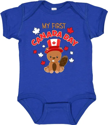 Vista 15 de inktastic My First Canada Day Baby Bodysuit