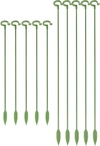 Vista 8 de Yardwe 20pcs Jardín Varillas Palos Mariposas Amaryllis Tomates Orquídea Anti-Alojamiento Alto Para/Soporte Flores Anti- Alojamiento Soporte Estacas